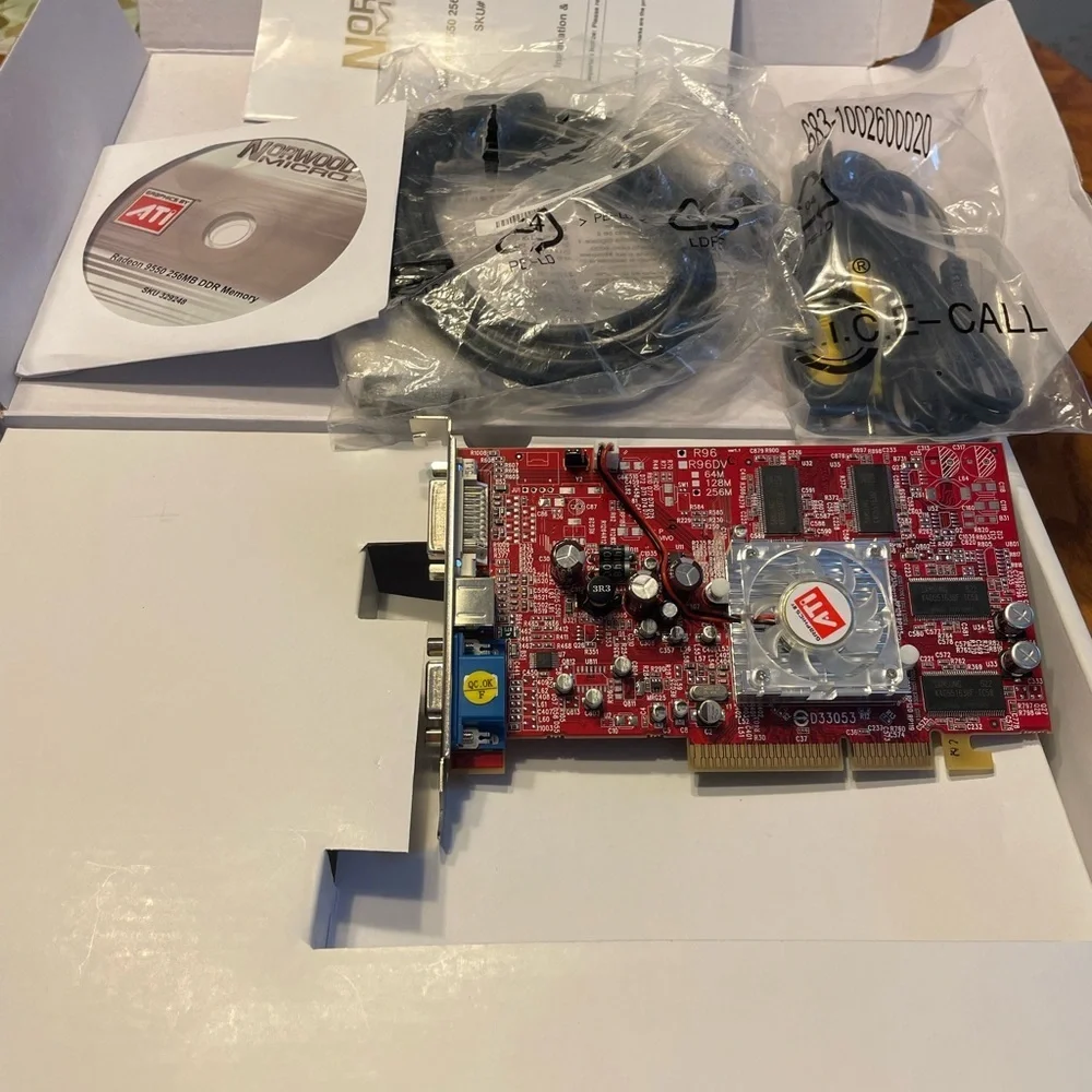 ATI Radeon 9550 256MB DDR AGP Video Card